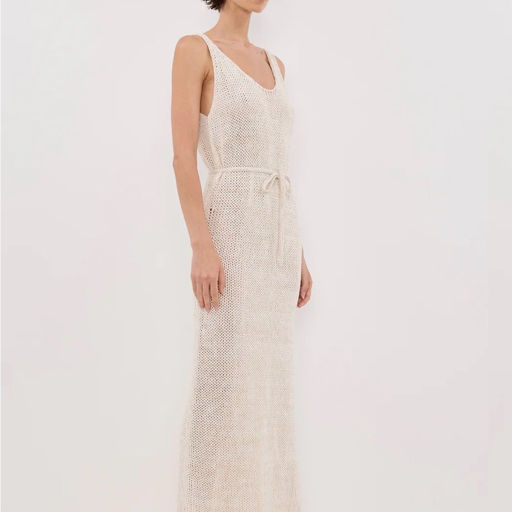 DISSH  Heidi Cream Marle Knit Maxi Dress
